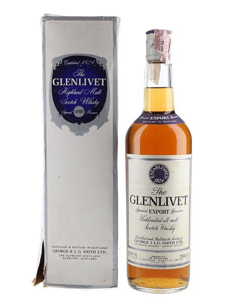 Glenlivet Special Export Reserve Bottled 1970s - Baretto 75cl / 43%