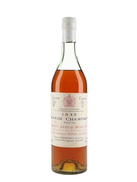 Frapin & Co. 1948 Grande Champagne Cognac Bottled 1976 - Berry Bros & Rudd 68cl / 40.5%