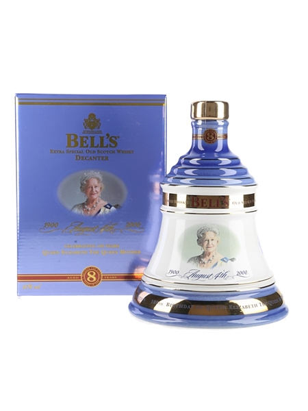 Bell's 8 Year Old Ceramic Decanter The Queen Mother's 100th Birthday 70cl / 40%