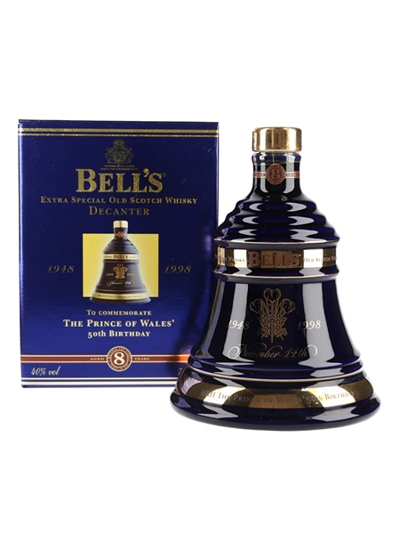 Bell's Ceramic Decanter The Prince Of Wales' 50th Birthday 70cl / 40%