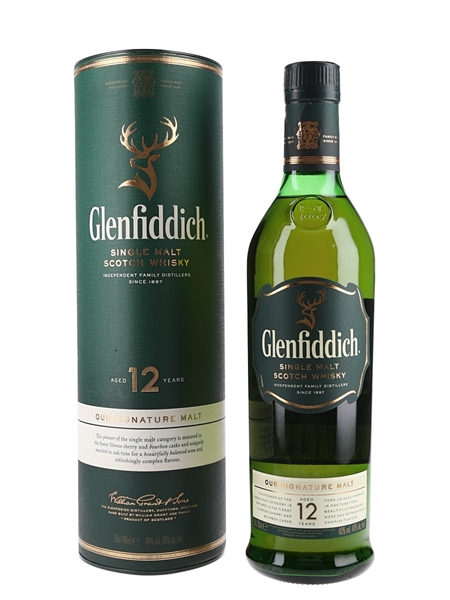 Glenfiddich 12 Year Old Our Signature Malt 70cl / 40%