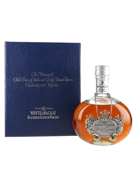 Whyte & Mackay 12 Year Old The Royal Wedding 1981 75cl / 40%