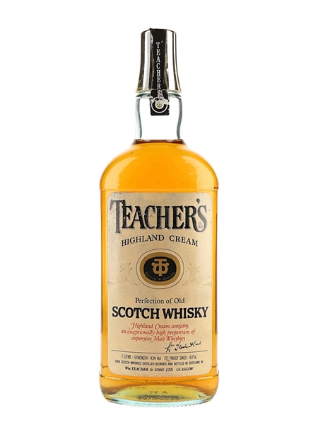 Teacher's Highland Cream Bottled 1970s-1980s 100cl / 43%