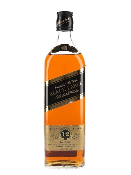 Johnnie Walker Black Label Extra Special 12 Year Old Bottled 1980s 75cl / 40%