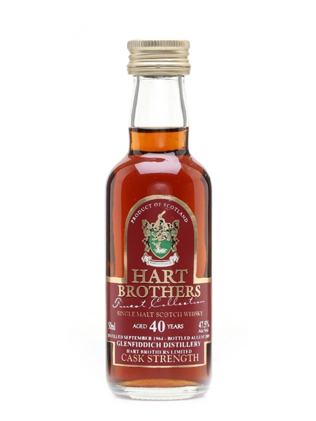 Glenfiddich 1964 40 Year Old Cask Strength Bottled 2005 - Hart Brothers 5cl / 47.5%