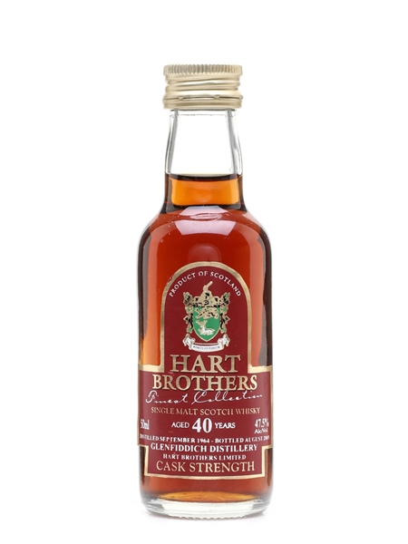 Glenfiddich 1964 40 Year Old Cask Strength Bottled 2005 - Hart Brothers 5cl / 47.5%