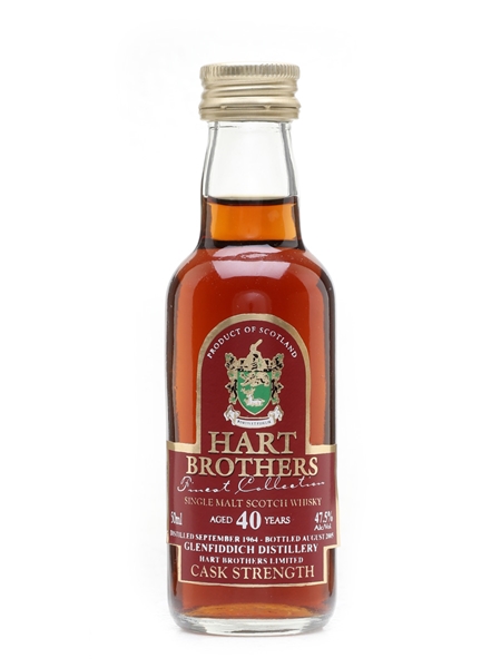 Glenfiddich 1964 40 Year Old Cask Strength Bottled 2005 - Hart Brothers 5cl / 47.5%