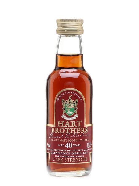 Glenfiddich 1964 40 Year Old Cask Strength Bottled 2005 - Hart Brothers 5cl / 47.5%