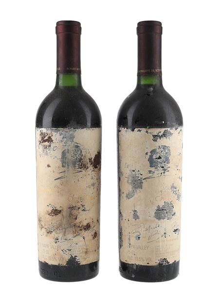 1993 Opus One Robert Mondavi & Baron Philippe De Rothschild 2 x 75cl / 13.5%