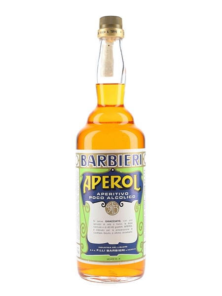 Aperol Barbieri Bottled 1980s 100cl / 11%