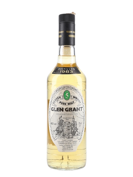 Glen Grant 1983 5 Year Old Bottled 1980s - Seagram Italia 75cl / 40%