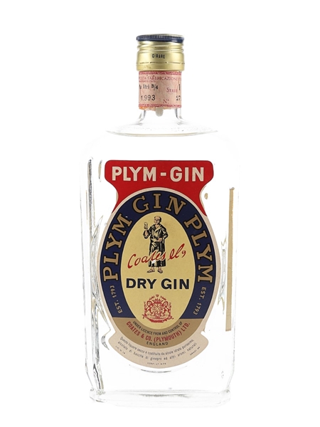 Coates & Co. Plymouth Gin Bottled 1960s-1970s 75cl / 46%