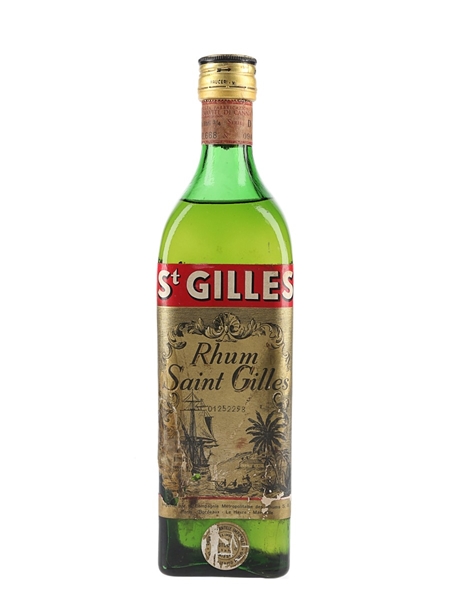 Saint Gilles Rhum Bottled 1960s - Stock 75cl / 45%