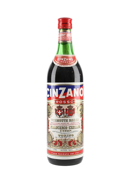 Cinzano Vermouth Rosso Bottled 1970s 100cl / 16.5%