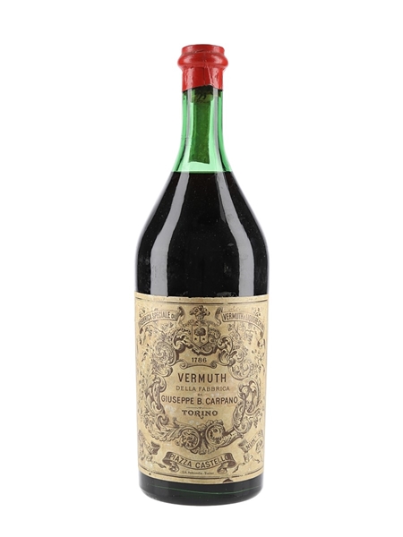 Carpano Vermouth Bottled 1960s 100cl / 16.5%