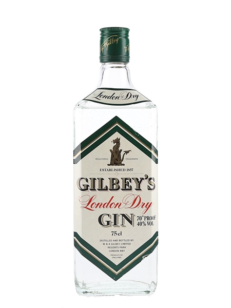 Gilbey's London Dry Gin Bottled 1980s 75cl / 40%