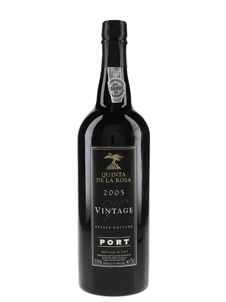 2005 Quinta De La Rosa Vintage Port Bottled 2007 75cl / 19.5%