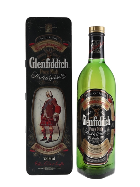 Glenfiddich Special Old Reserve Bottled 1990s - Clans Of The Highlands - Clan Stewart 75cl / 43%