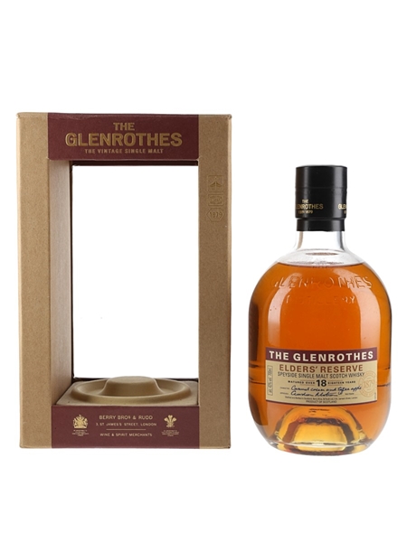 Glenrothes 18 Year Old Elder's Reserve Berry Bros & Rudd 70cl / 43%