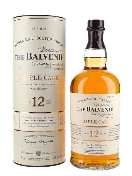 Balvenie 12 Year Old Triple Cask  100cl / 40%