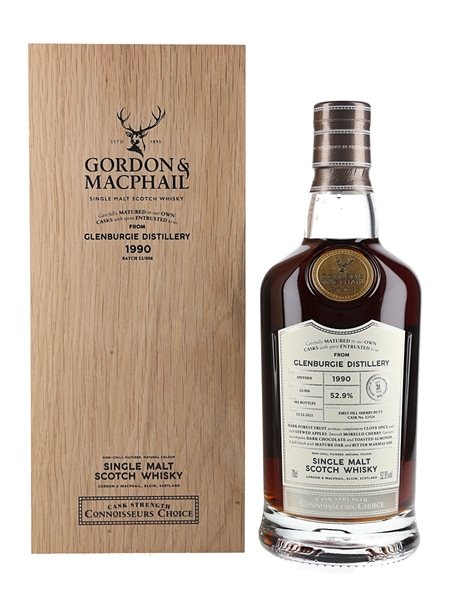 Glenburgie 1990 31 Year Old Connoisseurs Choice Bottled 2021 - Gordon & MacPhail 70cl / 52.9%