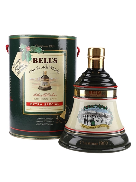 Bell's Christmas 1989 Ceramic Decanter Perth Winter 1895 75cl / 43%