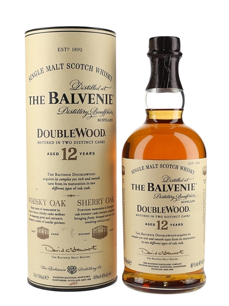 Balvenie 12 Year Old Doublewood  70cl / 40%