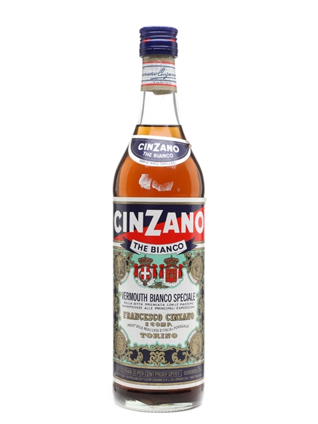 Cinzano The Bianco Vermouth Bottled 1970s - 1980s 75cl / 17%