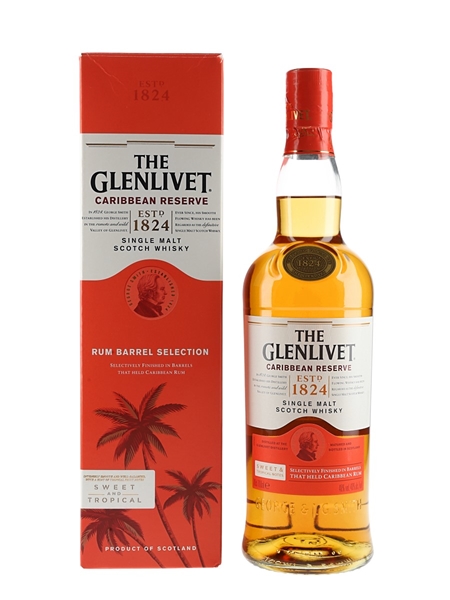 Glenlivet Caribbean Reserve Bottled 2021 - Rum Cask Finish 70cl / 40%