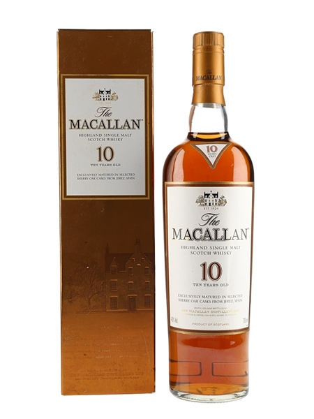 Macallan 10 Year Old Sherry Oak 70cl / 40%