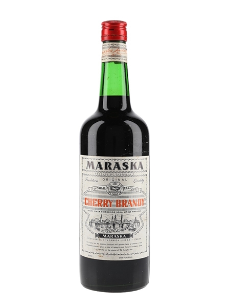 Maraska Cherry Brandy Bottled 1970s 100cl / 31%