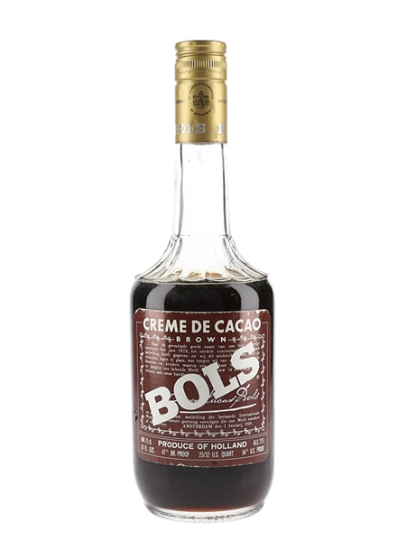 Bols Creme De Cacao Bottled 1970s 75cl / 27%