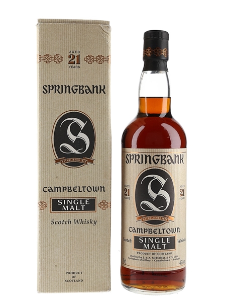 Springbank 21 Year Old Bottled 1990s 70cl / 46%