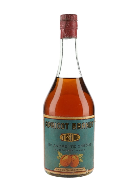 Andre Teissedre Apricot Brandy Bottled 1970s 70cl