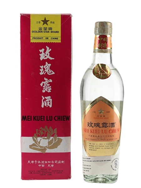 Mei Kuei Lu Chiew Golden Star Kaoliang Liquor 50cl / 54%