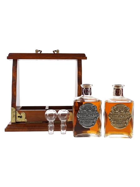 Whyte & Mackay 21 & 12 Year Old Tantalus Decanter Set 2 x 37.5cl / 43%