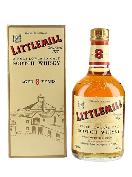 Littlemill 8 Year Old Bottled 1990s 70cl / 40%