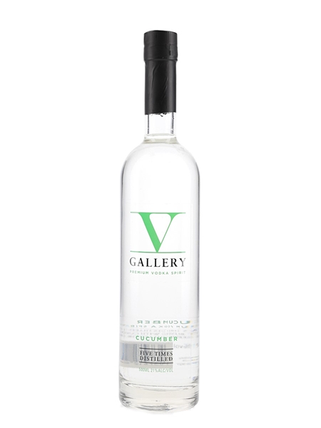 V Gallery Cucumber Premium Vodka Spirit  50cl / 21%