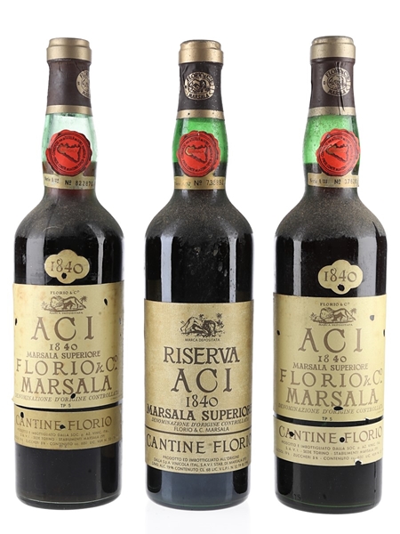 Florio Aci 1840 Superiore Marsala & Riserva  3 x 68cl / 19%