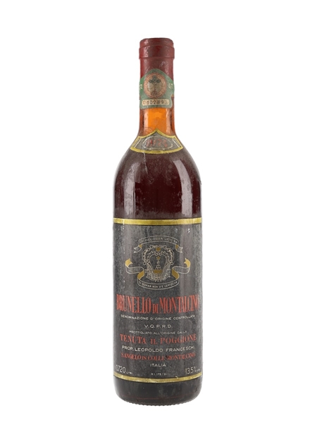 1974 Brunello Di Montalcino Tenuta Il Poggione 72cl / 13.5%