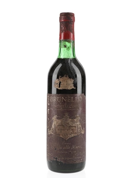 1970 Brunello Di Montalcino Poggio Alle Mura 72cl / 13%