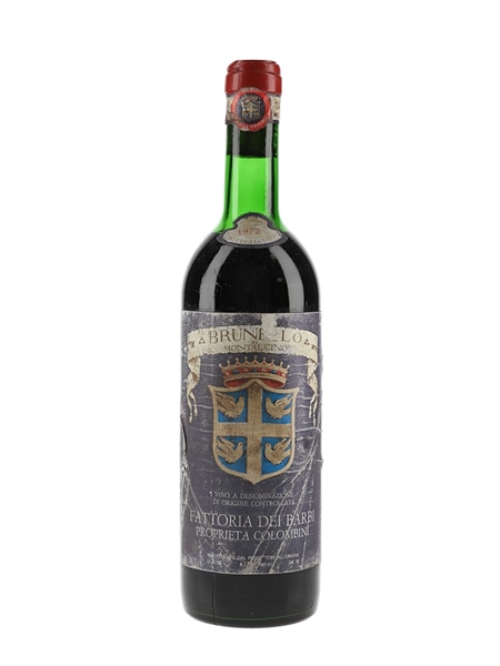 1972 Brunello Di Montalcino Fattoria Dei Barbi 73cl / 13%