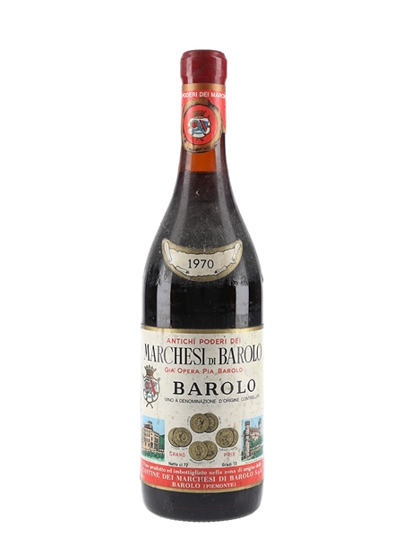 1970 Barolo Cantine Di Marchesi Di Barolo 72cl / 13%