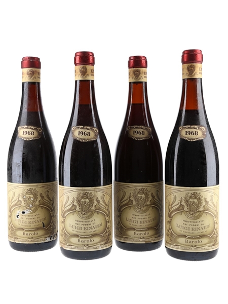 1968 Barolo Luigi Einaudi 4 x 75cl / 13.4%