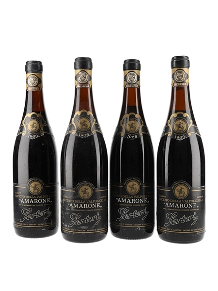 1968  Recioto Della Valpolicella Amarone Sartori 4 x 72cl / 14.5%