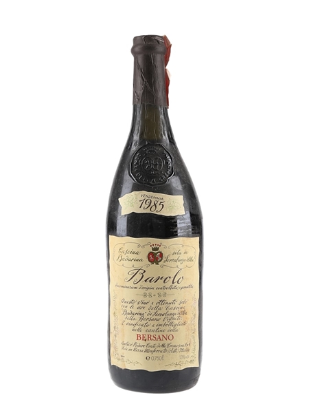 1985 Bersano Barolo  75cl / 13%