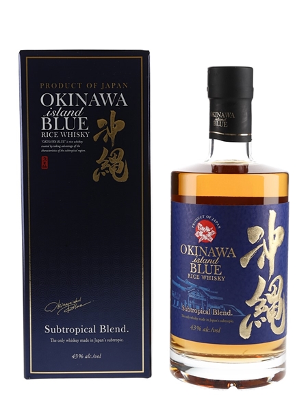 Okinawa Island Blue Rice Whisky 8年熟成 40% ob0803.jpg