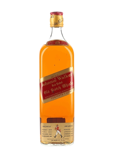 Johnnie Walker Red Label Bottled 1970s-1980s 100cl / 43%