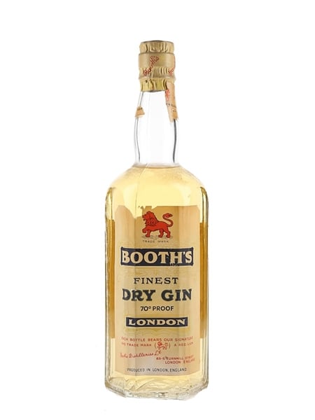 Booth's London Dry Gin Bottled 1955 75cl / 40%