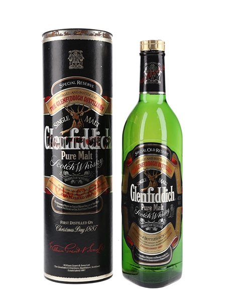 Glenfiddich Special Old Reserve Pure Malt Bottled 1990s 70cl / 40%